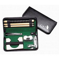 Executive Travel Indoor Golf Wooden Club Putter Kit